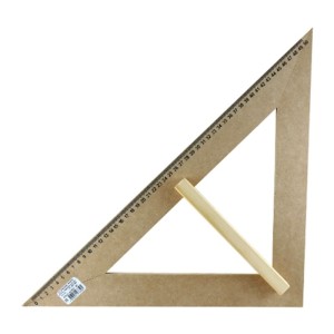 ESQUADRO DE MADEIRA 45º CAGEMA