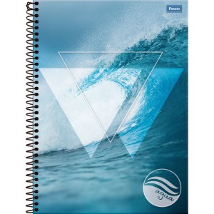 CADERNO UNIVERSITÁRIO CAPA DURA 400FLS 4 ELEMENTOS FORONI