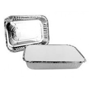 MARMITEX DE ALUMÍNIO RETANGULAR 500ML C/10 UNIDADES