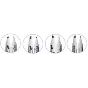 CANETA PARA TECIDO C/12 CORES PONTA DUPLA REF.475 MAGIC COLOR