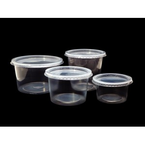 EMBALAGEM POTE REDONDO COM TAMPA 1000ML C/25 UNIDADES ORLEPLAST
