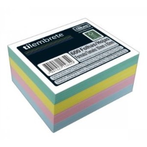 PAPEL LEMBRETE PASTEL 600FLS TILIBRA