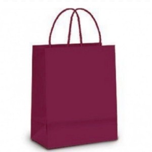 SACOLA DE PAPEL MARSALA 24 X 10,5 X 39 CM REF.116 ZAGAROLLO