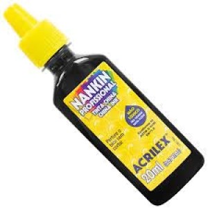 TINTA NANKIN 20ML 520 PRETO ACRILEX
