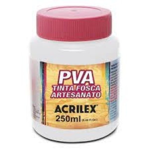 TINTA PLÁSTICA PVA 250ML 519 BRANCO ACRILEX