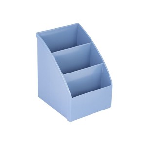 ORGANIZADOR DE MESA 3 DIVISÓRIAS AZUL PASTEL MAXCRIL WALEU