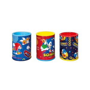 APONTADOR 2 FUROS COM DEPÓSITO LATA SONIC LEO&LEO