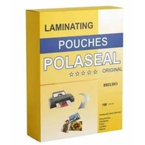 POLASEAL CRACHÁ 0,05 59x86 C/100 UNIDADES PARA PLASTIFICAÇÃO